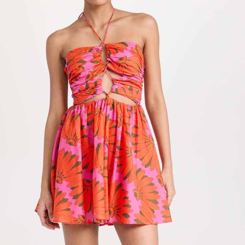 FARM Rio Copacabana Pink Mini Dress - XS